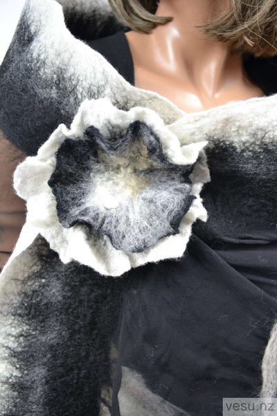 Merino wool brooch