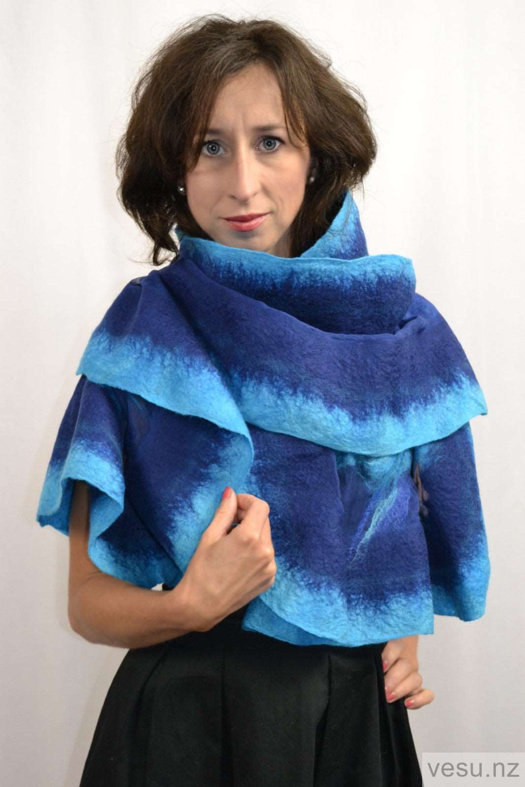 Handmade silk shawl