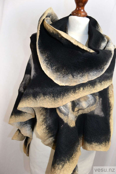 Classic colours silk shawl 4519