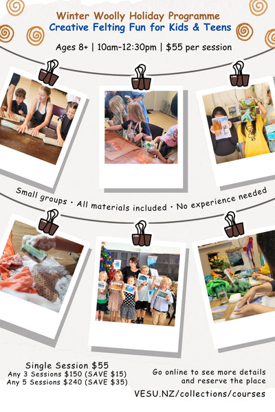 Winter Woolly Holiday Programme - Creative Felting Fun for Kids & Teens