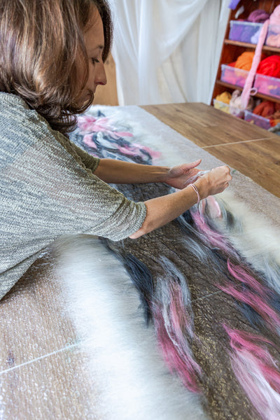 Merino Silk Scarf Workshop – Create Hand Felted Scarves Using Nuno Felting