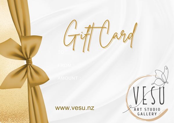 Art Gift Card - Customizable Artwork Gift Certificate & Creative Workshop Pass