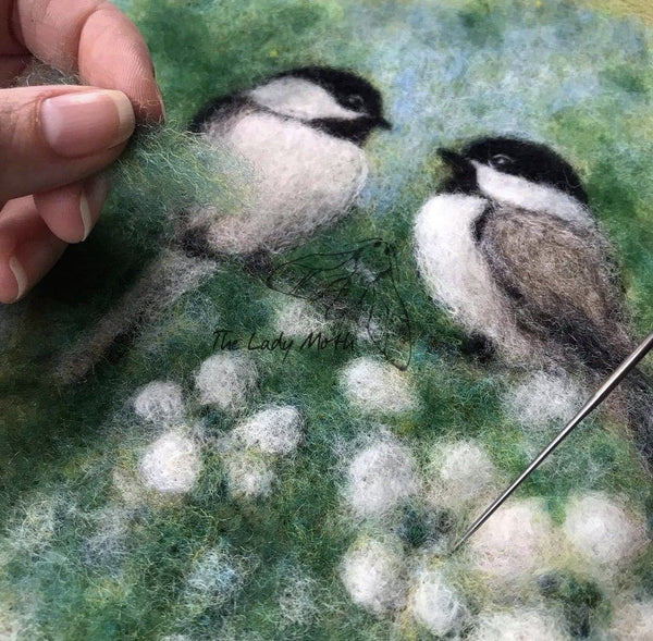 Wool Painting Workshop – Create Handmade Bird Painting with Soft Merino Wool