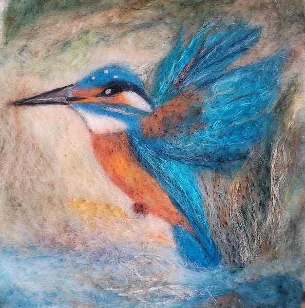 Wool Painting Workshop – Create Handmade Bird Painting with Soft Merino Wool