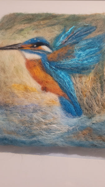 Wool Painting Workshop – Create Handmade Bird Painting with Soft Merino Wool