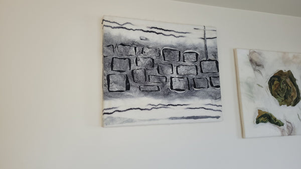 Wall Texture Art Merino Wool - Modern Home Decor
