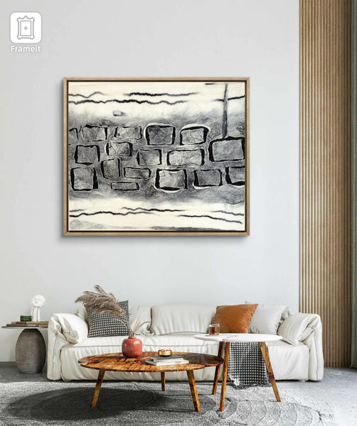 Wall Texture Art Merino Wool - Modern Home Decor