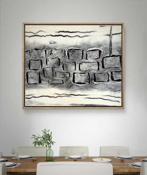 Wall Texture Art Merino Wool - Modern Home Decor