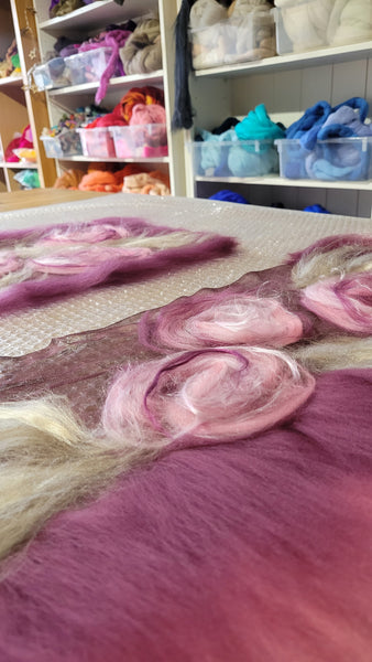 Dusty Rose Silk Scarf – Lightweight Merino Wool Wrap | Romantic Gift For Her