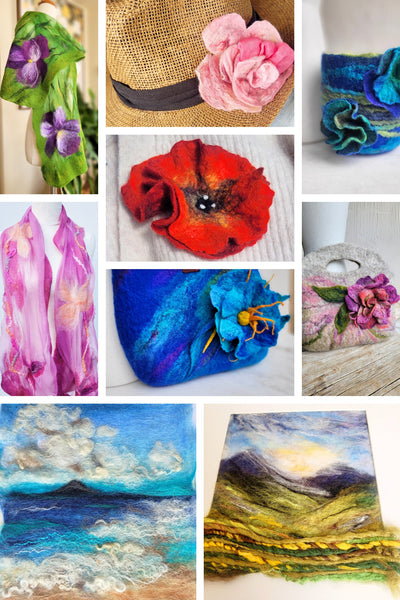 Felted Handbag / Pouch Workshop – Create Hand Felted Handbag Using Wet Felting
