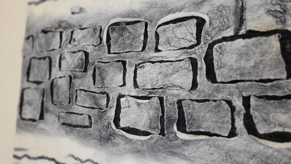 Wall Texture Art Merino Wool - Modern Home Decor