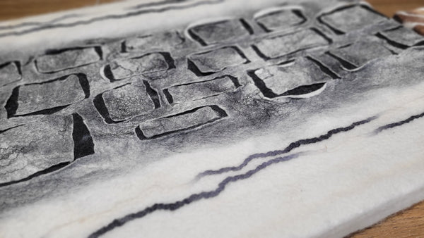 Wall Texture Art Merino Wool - Modern Home Decor