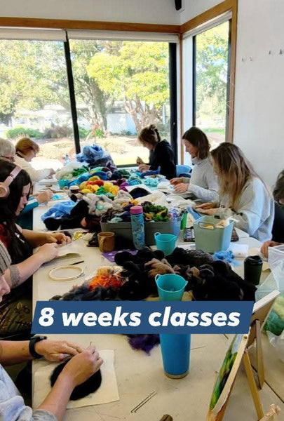 Wonderful Wool Creations – 8-Week Felting Course (4 Creative Projects) | Adults