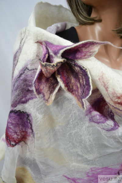 Violet brooch
