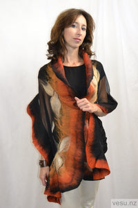Natural silk shawl