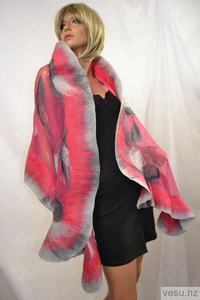 Pink shawl 4558