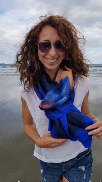 Scarves for women, women's shawls, designer scarves, unique scarves, hand scarves, handmade design on natural silk, women's shawls