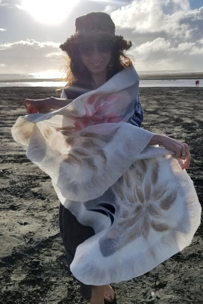 Bridal Merino Wool Silk Shawl Wedding Elegant Wrap