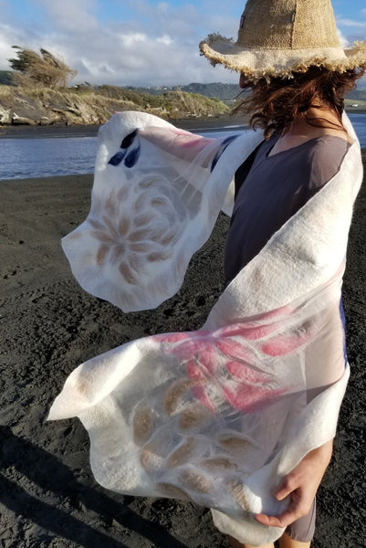 Bridal Merino Wool Silk Shawl Wedding Elegant Wrap